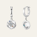 My Sun, Moon & Stars Drop Earrings in Silver